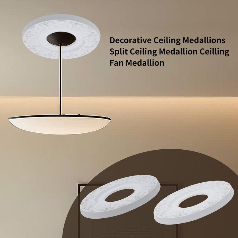 T Tulead Decorative Ceiling Medallions Split Ceiling Medallion Ceilling Fan