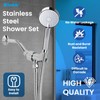 Klabb Adjustable Handheld Shower Head Holder and 79 Inch Hose,Premium