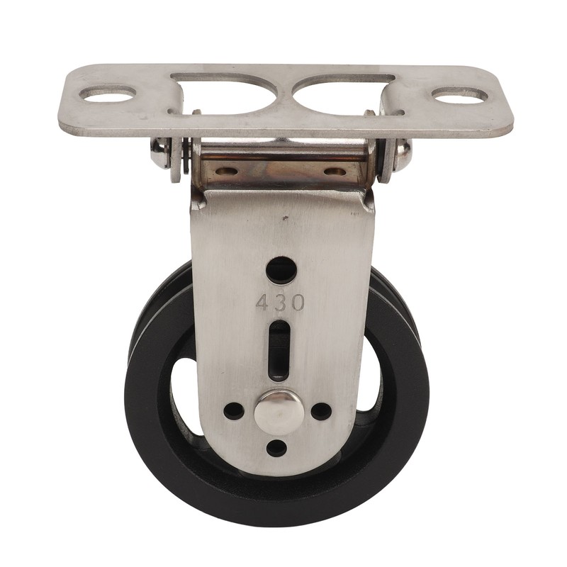 Pulley Wheel Bidirectional Rust Proof Silent Rotation Traction Wheel for