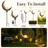 Solar Garden Light for Outdoor Decor – Moon Fairy Crackle