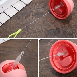 Trinkhalmbürsten, 12 Stück, Reinigungsbürste, Strohreinigungsbürsten, Flaschenbürste zum Reinigen von Strohhalmen, Wasserbechern, Reagenzgläsern, Trichtern