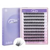 GAQQI Lash Clusters, Eyelash Clusters DIY Lash Extensions D Curl