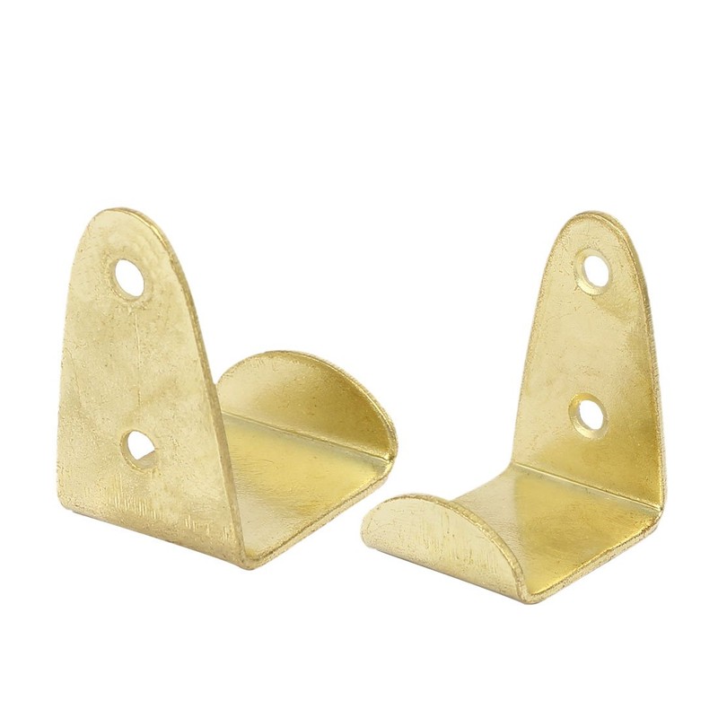 uxcell Picture Photo Frame Metal Brace Bracket Hanger Gold Tone