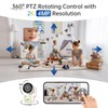 SYMYNELEC 5GHz/2.4GHz Indoor Security WiFi Camera, Smart Baby & Pet