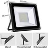 Papasbox LED floodlight IP65 waterproof outdoor floodlight aluminium headlight
