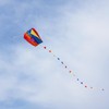 Besra Colorful Parafoil Kite with Long Tail Easy to Fly