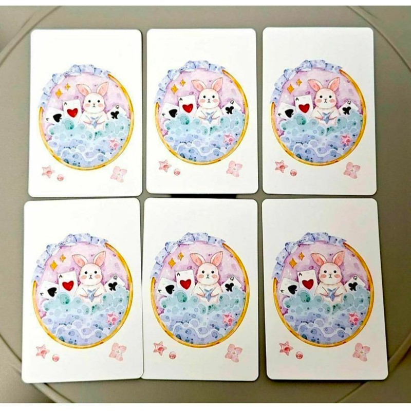 Dream Le Norman Cards, Cute Rabbit Design, Pack of 36,