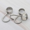Pxyelec Tube Rod Hooks Adjustable Multi-Function Heavy-Duty Stainless Steel J