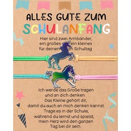 Pack of 2 School Gift Boys Girls School Child Gift First Day School Cone Filling School Child Bracelet First Day of School Gift, One size, Nylon, No