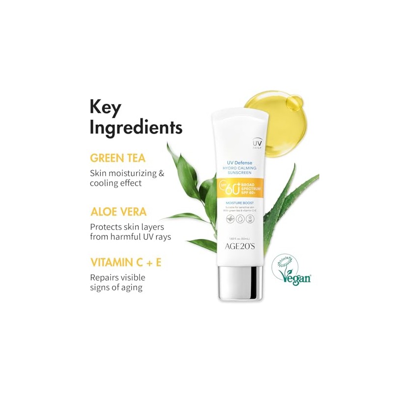 Protector solar hidrocalmante AGE20 UV Defense SPF 60 Protector solar