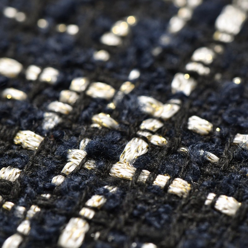 Francfranc Franc Tweed Makeup Brush Set, Black