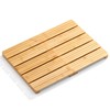 Foldable Bamboo Bath Mat for Shower, 19.68" x 14.17" in