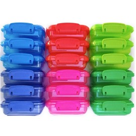 NADOBA Mini Lock-Top Snack Containers set of 6 colors may vary Versatile Storage