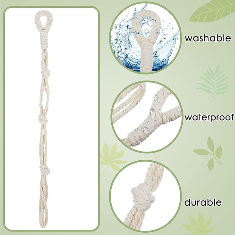 YQQKIRA520 Connectable Plant Hanging Extenders,Durable Rope Plant Hanger Extender for
