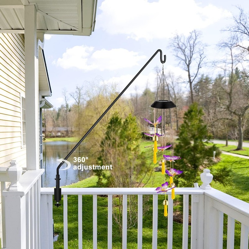 ERYTLLY Extended Reach Deck Hook Wall Pole Wall Mounted Deck