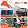 ipow [2 Pack] Car Emergency Escape Window Break Hammer Safety