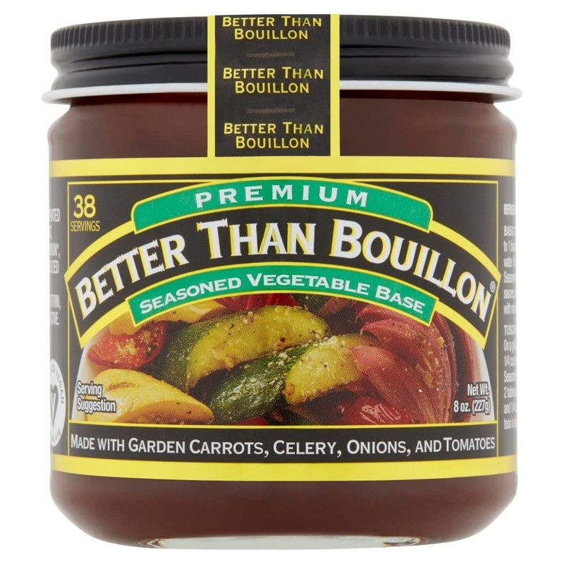 Better Than Bouillon Premium Seasoned Vegetable Base, Blendable Base for