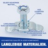 Screw Fitting for Airline Rail M8 x 20 500daN End