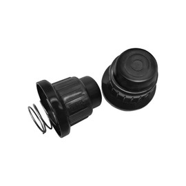 SMETA Pulse Igniter 4 Output Terminals, Suitable for A Variety of Outdoor Barbecue, Picnic, BBQ,Button Type, Black