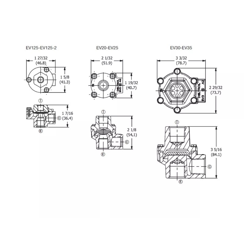 DELTROL CORP EV30A2 / EV30A2 Female-to-Fema