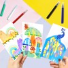 DGMI 35pcs Rainbow Scratch Art, Scratch Pictures for Children, Rainbow