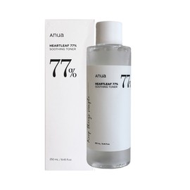 Anua Houttuynia cordata 77% toner 250ml x 2 JJ Mall / 아누아 어성초 77% 토너 250ml 2개  JJ몰