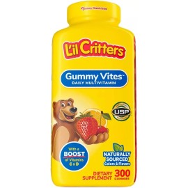 Multivitaminico Diario Niños Lil Critters - 300 Gomitas Sabor