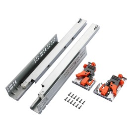 6 Pair of 18 Inch Undermount Soft Close Drawer Slides 100LB Load Capacity Full Extension Concealed Drawer Rails with 3D Locking Device