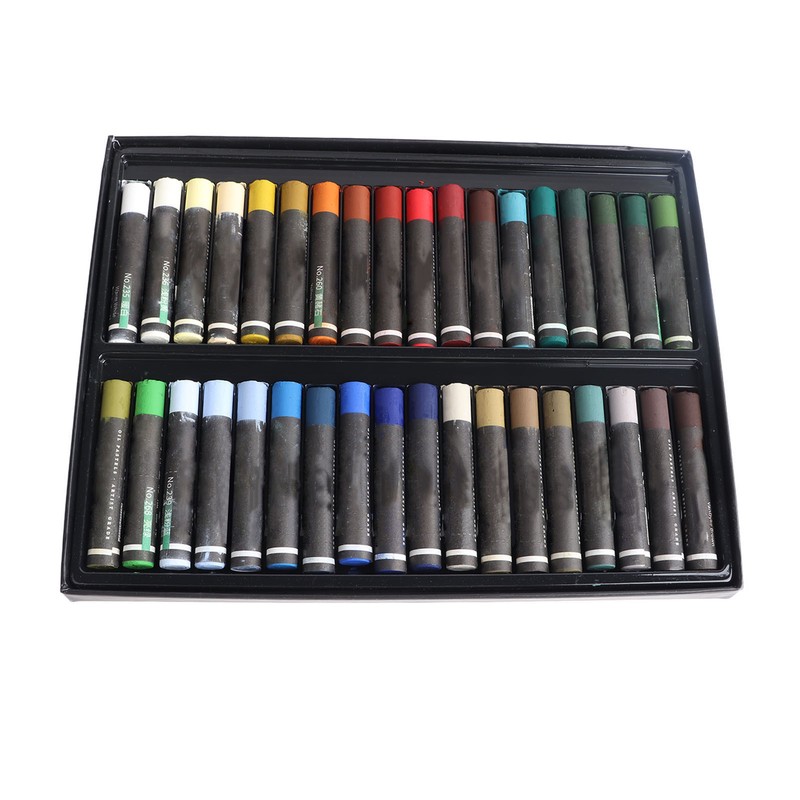 Oil Pastel Set Professional 36 Colors High Pigment Vibrant Soft