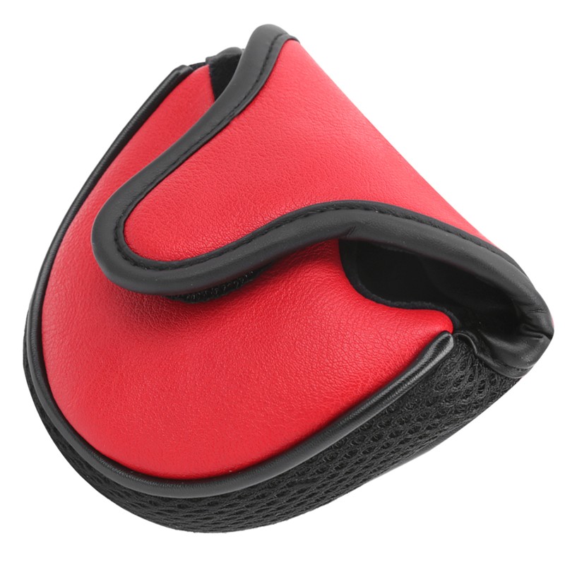 Golf Putter Protection Covers Headcover Semicircle PU Leather Guard Waterproof