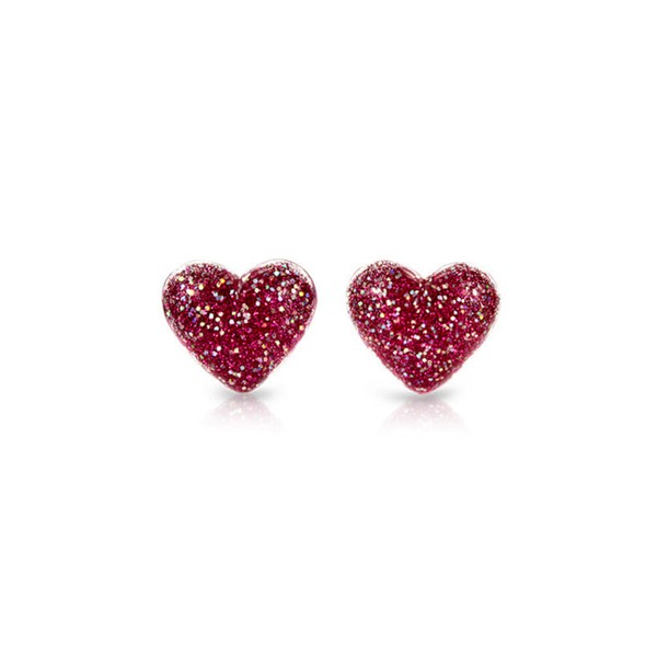 Milk x Soda Earrings | Heart Clip Ons Pink