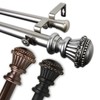 Rod Desyne 1" Chance Double Curtain Rod, 48-84 inch, Bronze