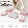 Prezon 6 Set Compression Packing Cubes, Extensible Suitcase Organiser, Packing