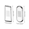 Ciieeo 2pcs Stainless Steel Ginger Grater Premium Kitchen Tool for