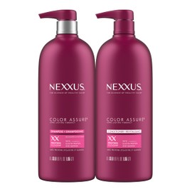 Nexxus Color Assure Shampoo and Conditioner for Color Treated Hair, Enhances Color Vibrancy for Up to 40 Washes, 2 Count, 33.8 oz