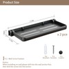 SWEAMTING RV Aluminum Foldabling Shelf-Hidden,Small Folding Wall Shelves for Bathroom,VR,Campers,Kitchen.90°Folding