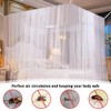 Forhome Mosquito Net Double Bed Large Square Mosquito Net Universal