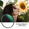 K&F Concept 72mm Shimmer Diffusion 1 Filter Glimmer Effect Multi