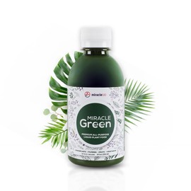 Miracle Green Fast-Acting Liquid Plant Food - Special Formula with Tree Sap & Yucca Plant Extract - All-Purpose Fertilizer for Houseplants, Flowers, Fruits, Vegetables & Trees (8 oz)