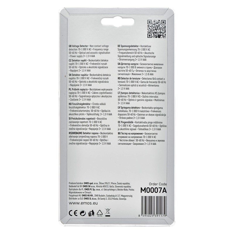 EMOS Voltage Tester Voltage Tester 70V-1000V AC Contactless GK7