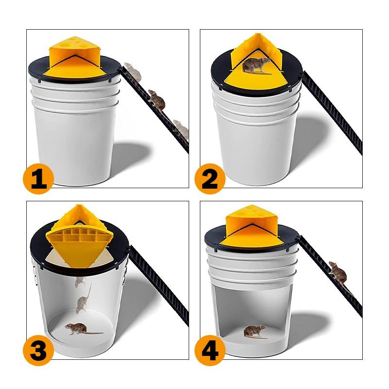 Automatic Reset Mouse Trap for Indoor & Outdoor Use –