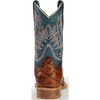 Horse Power Boys' Cognac Seas The Day Fish Print Boot