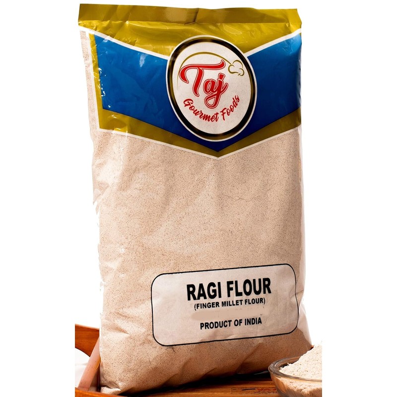 TAJ Ragi Flour, Finger Millet Flour, 2 Pounds
