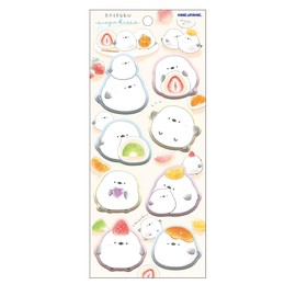 Camio Japan Sticker Super Squishy Sticker Daifuku Long-tailed Tit 229912