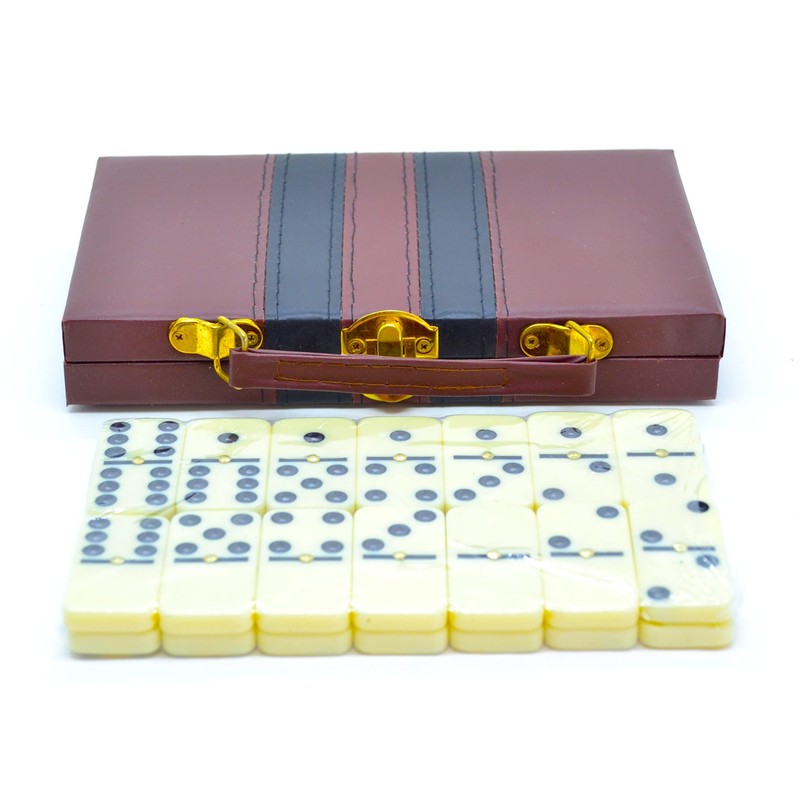 Domino Poker 28 Pieces Double 6 Points Dominoes for Adults