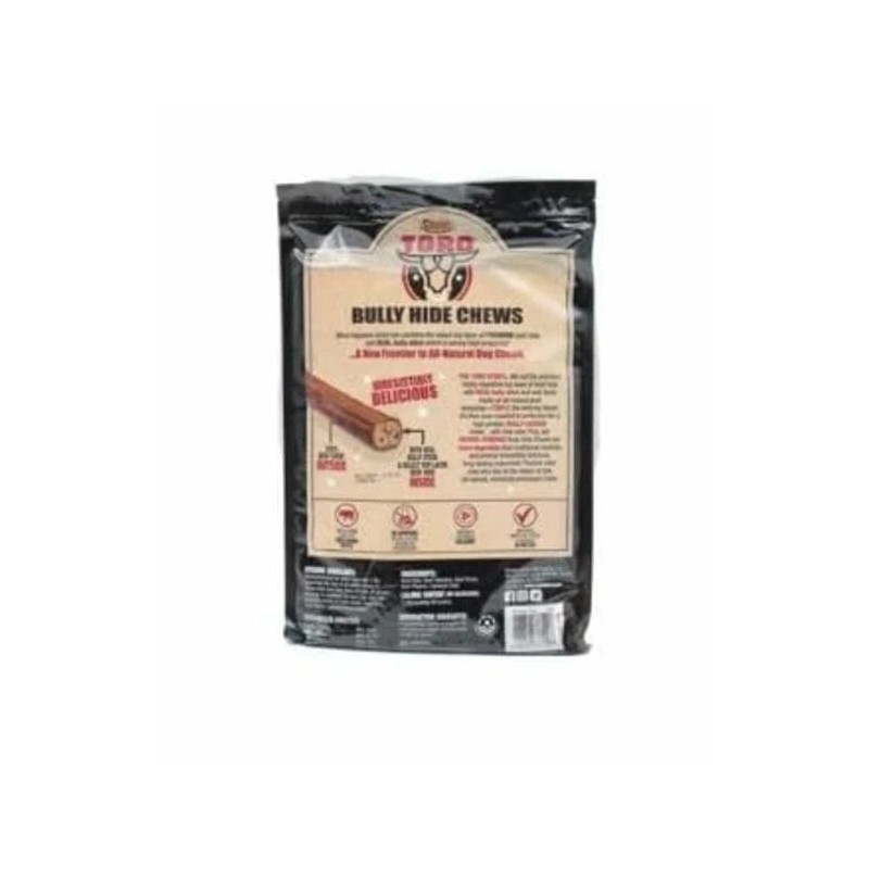 ATVPDKIKX0DER Cadet Toro Bully Hide Sticks All-Natural Dog Chews, 9"-12"