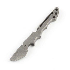 Titanium Pry Bar EDC Multi Tool with Bottle Opener Box Opener Clip Function (Grey)
