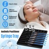 Chunful 2 Pcs Aesthetic Practitioner Syringe Tray with 8 Slots