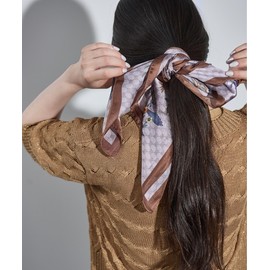 THE YOn Assorted Pattern Scarves Lavender