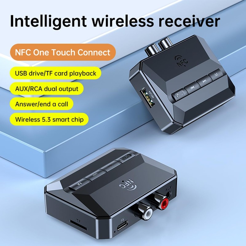 Chelink Bluetooth Receiver for Home Stereo, RCA Bluetooth Adapter for